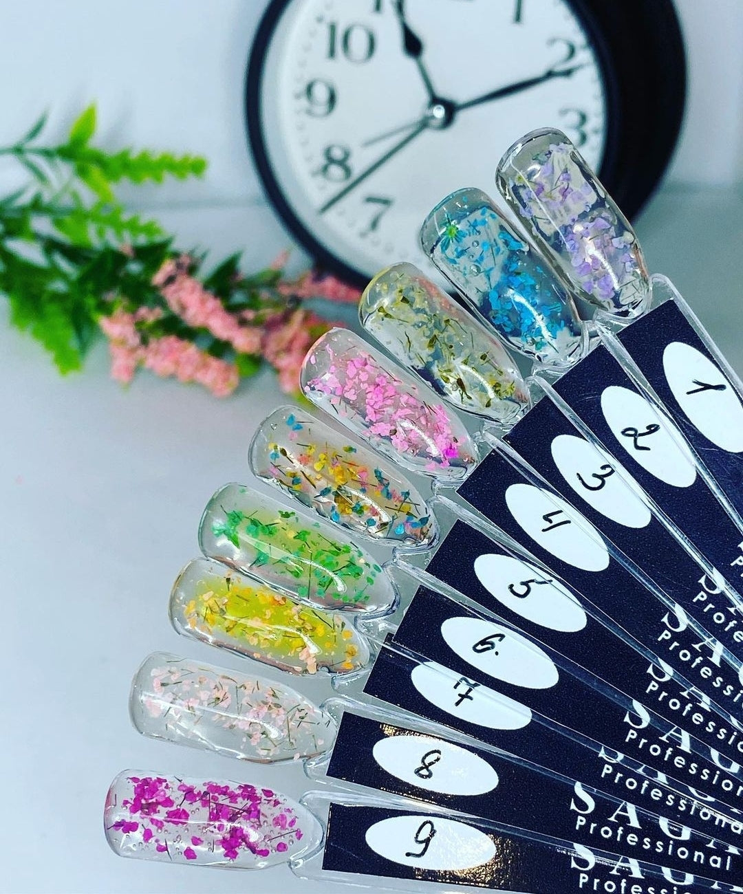 Цветочный гель Saga Professional Flower Gel № 8 светло-розовый, 5 мл