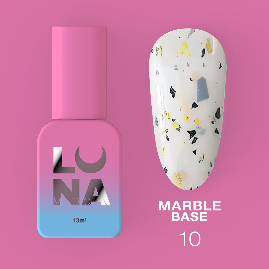 Камуфляжная база LunaMoon Marble Base No. 10, 13 мл
