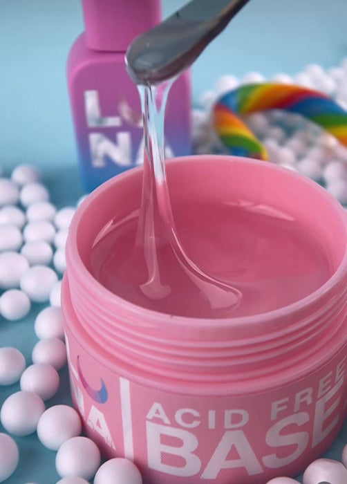 Бескислотная база для выпрямления ногтей LunaMoon Acid Free Base, 30 мл