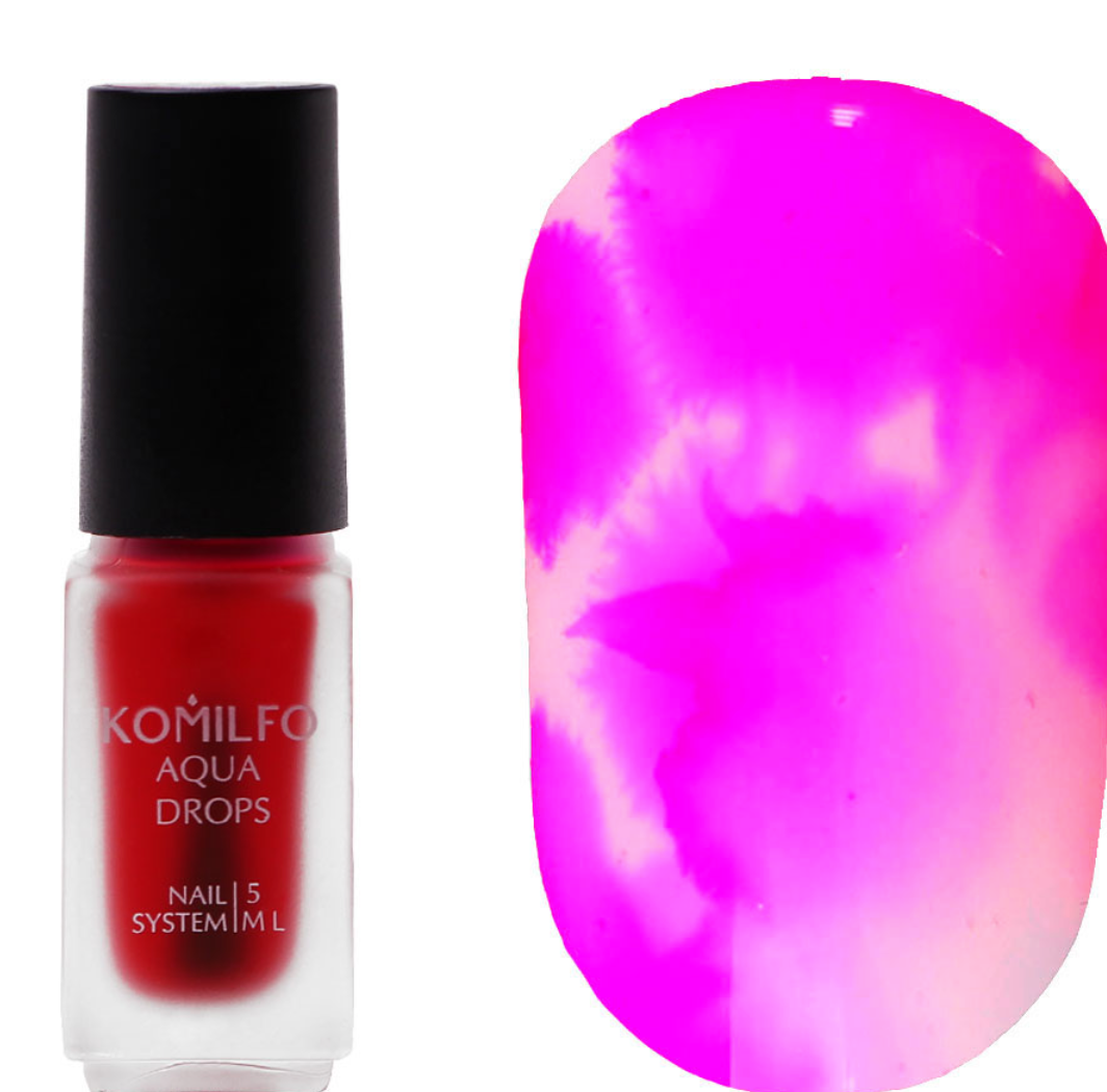 KOMILFO AQUA DROPS PINK #007, 5 мл