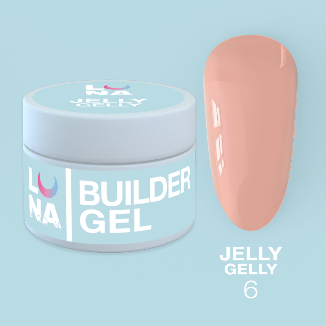 Гель-желе LunaMoon Jelly Gelly № 6 персик, 15 мл