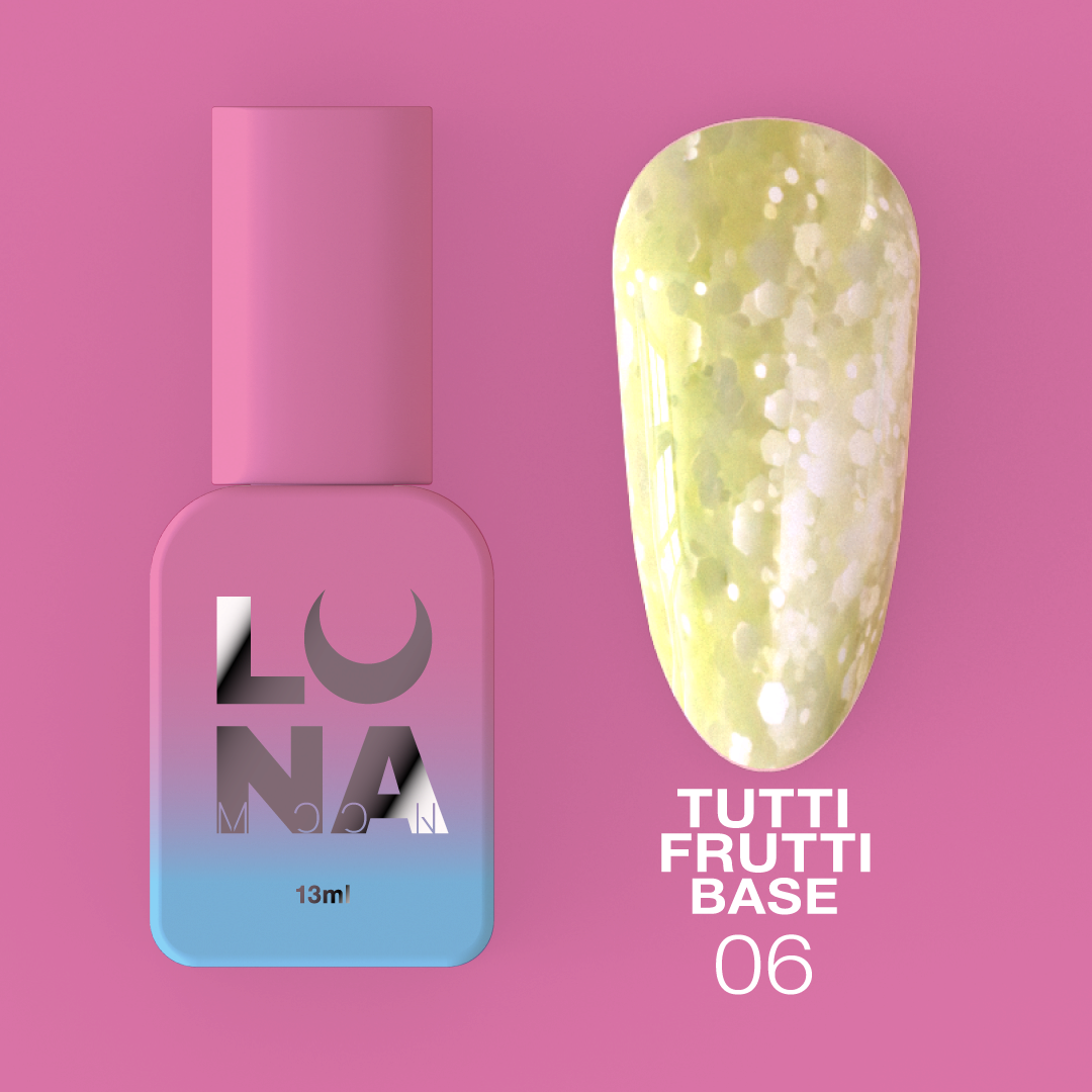 Камуфляжная база LunaMoon Tutti Frutti Base №6, 13 мл