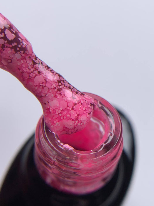 Гель-лак Saga Professional Marmalade №3 Barbie с белыми конфетками, 9 мл