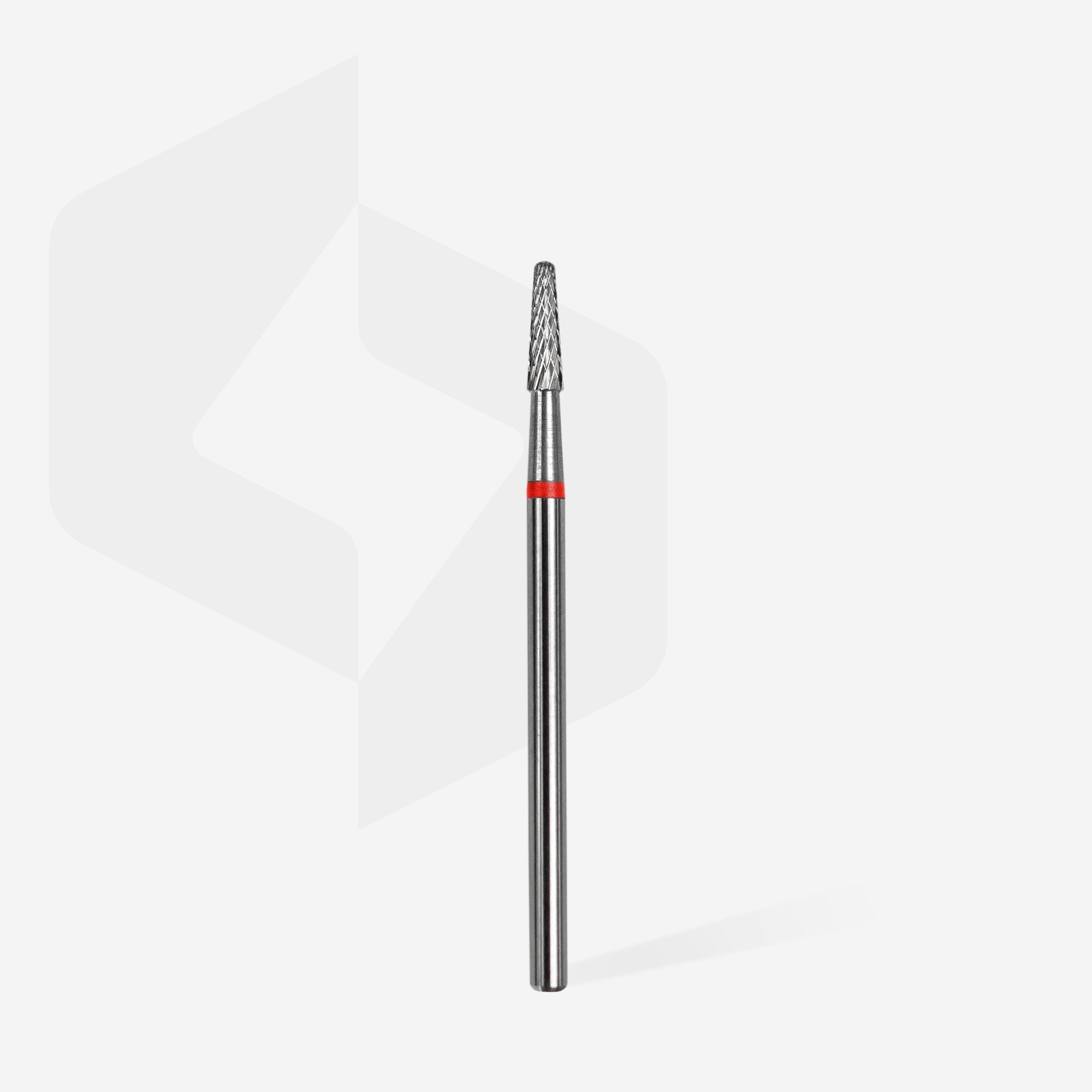 Carbide milling cutter, red cone, diameter 2.3 mm / working part 8 mm