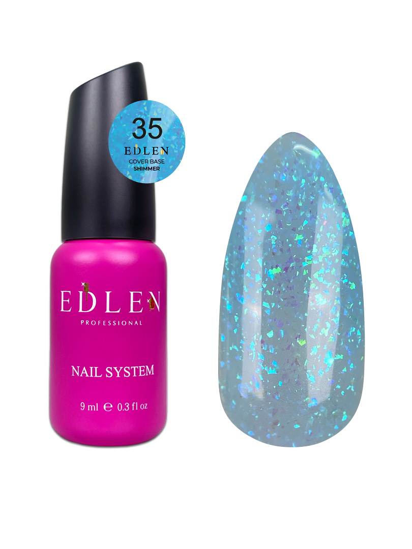Покрывающая база Shimmer Edlen 9 мл. №35