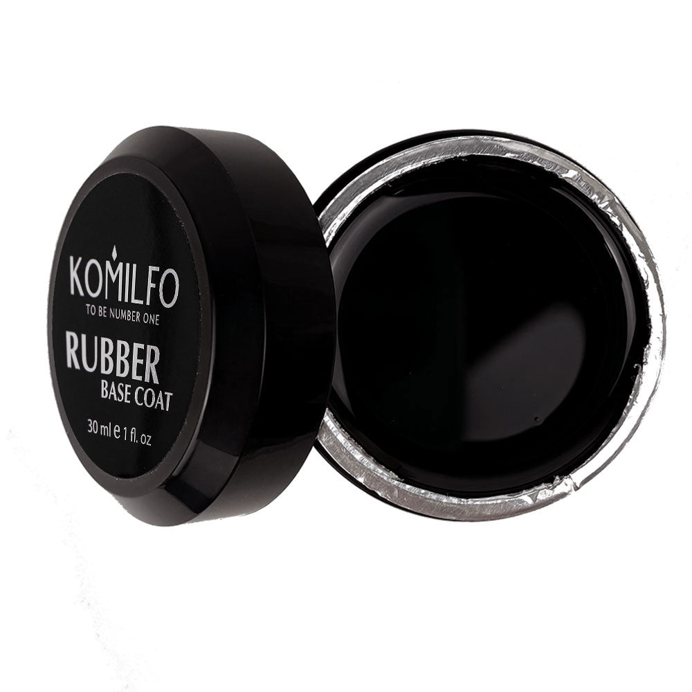 KOMILFO RUBBER BASE COAT – КАУЧУКОВАЯ БАЗА ПОД ГЕЛЬ-ЛАК БЕЗ КИСТОЧКИ, 30 МЛ