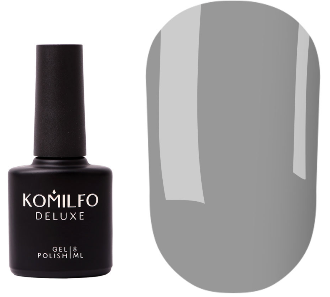 KOMILFO COLOR BASE STORM CLOUDS (DARK GRAY), 8 ML ( nail base )