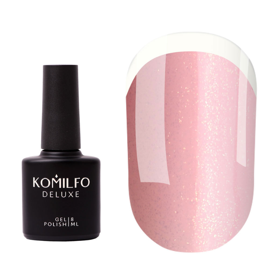 Komilfo KC Glitter Rubber French Base KC001, 15 мл (база для ногтей)
