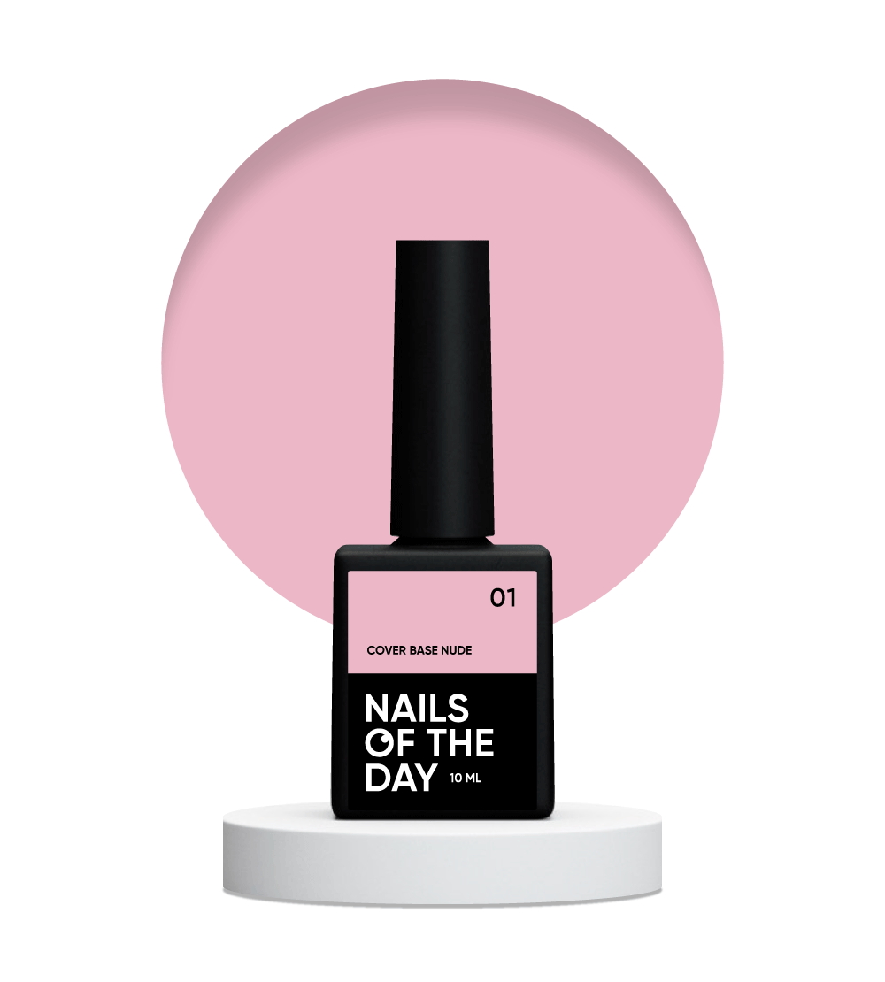 NAILSOFTHEDAY Cover base nude 01 10 ml