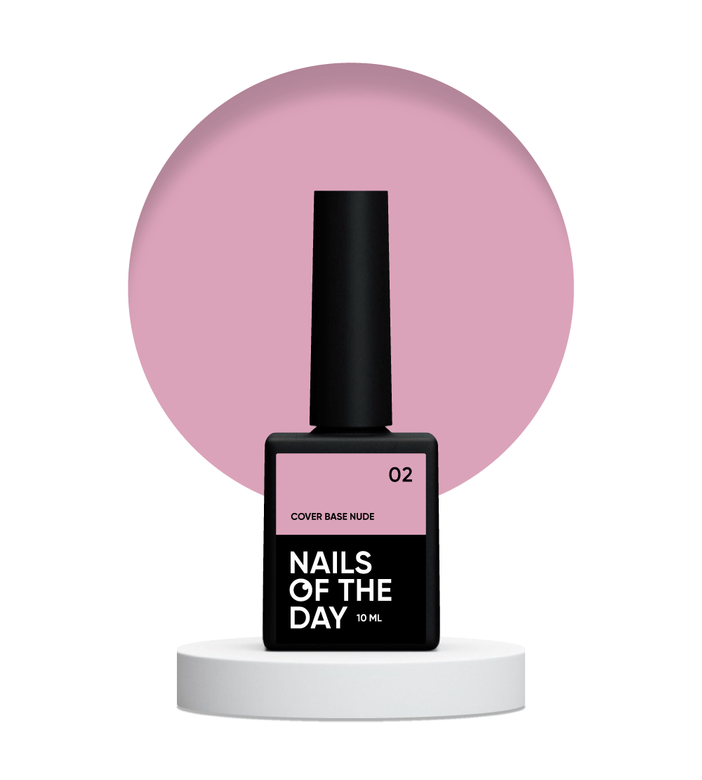 NAILSOFTHEDAY Cover base nude 02 10 ml