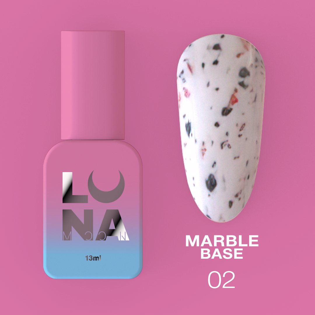 Камуфляжная база LunaMoon Marble Base No. 2, 13 мл