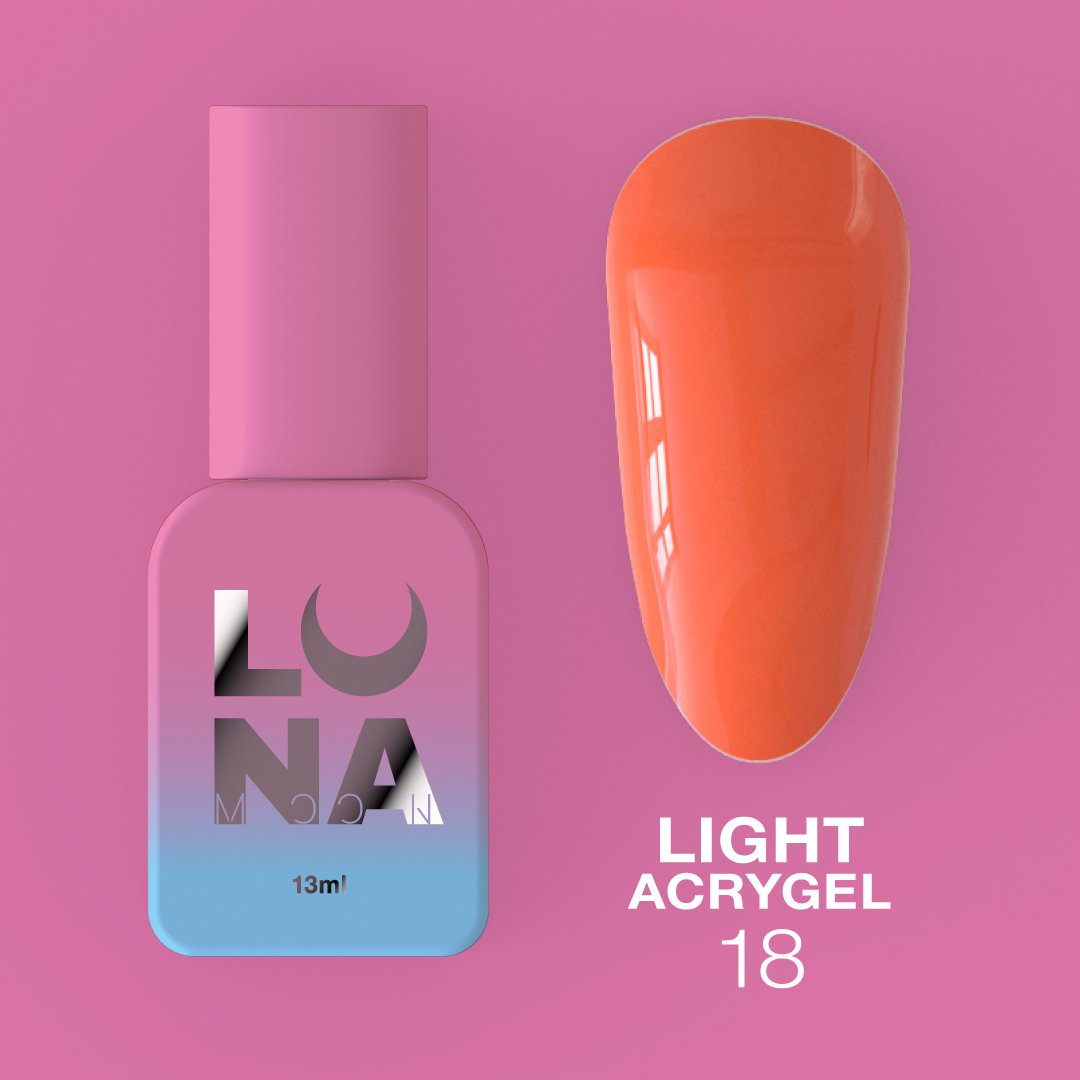 Жидкий гель LunaMoon Light Acrygel № 18, 13 мл
