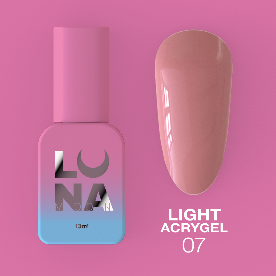 Жидкий гель LunaMoon Light Acrygel № 7, 13 мл
