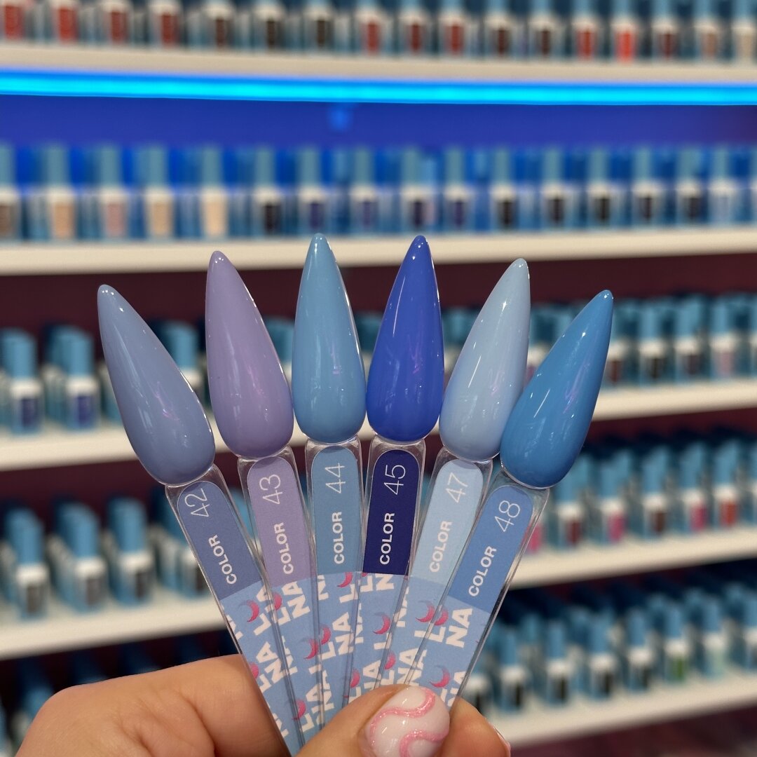 Гель-лак LunaMoon Color No. 48 светло-голубой, 13 мл