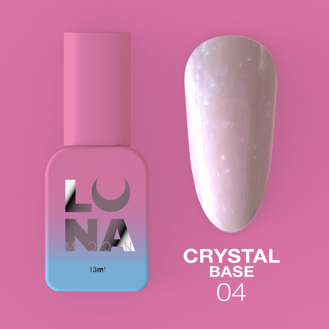 База LunaMoon Crystal Base No. 4, 13 мл (база для ногтей)