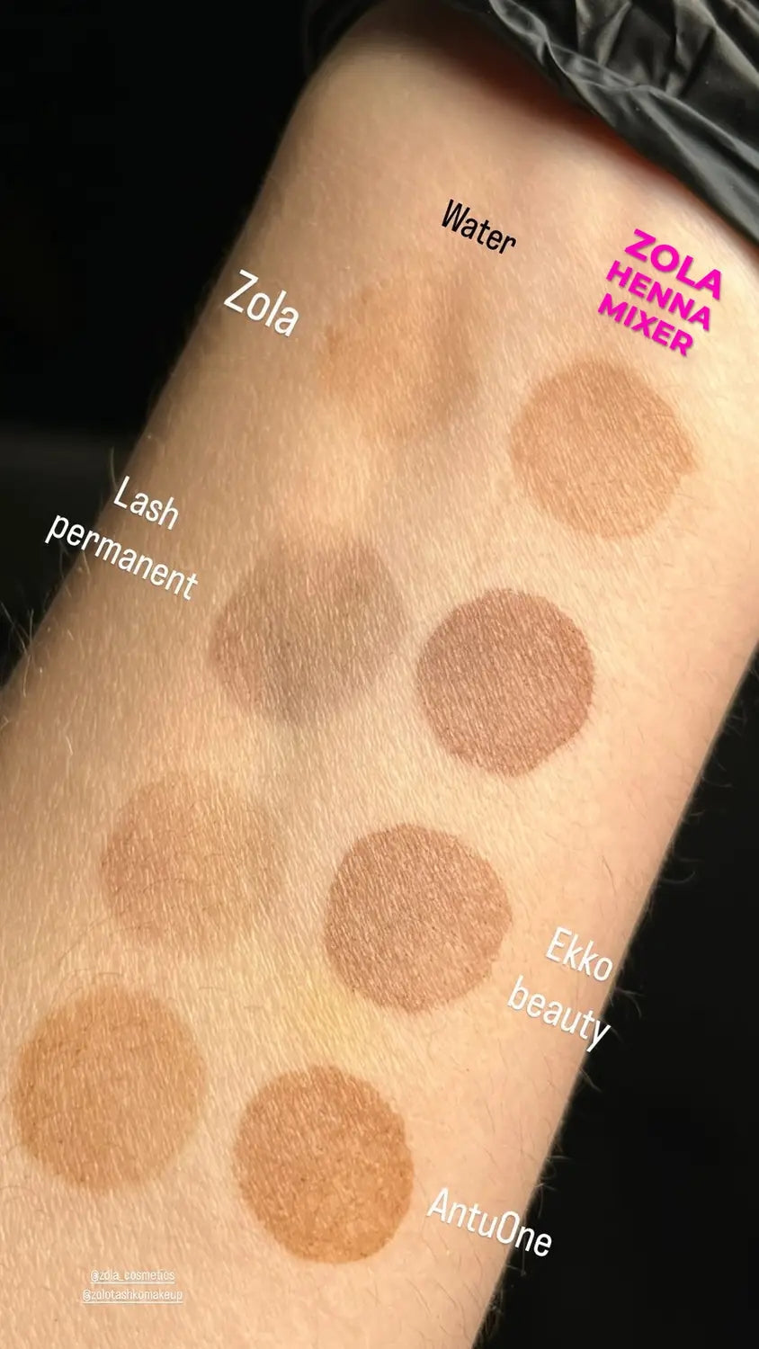 Активатор для хны ZOLA Henna Mixer, 30 мл (краска для бровей)