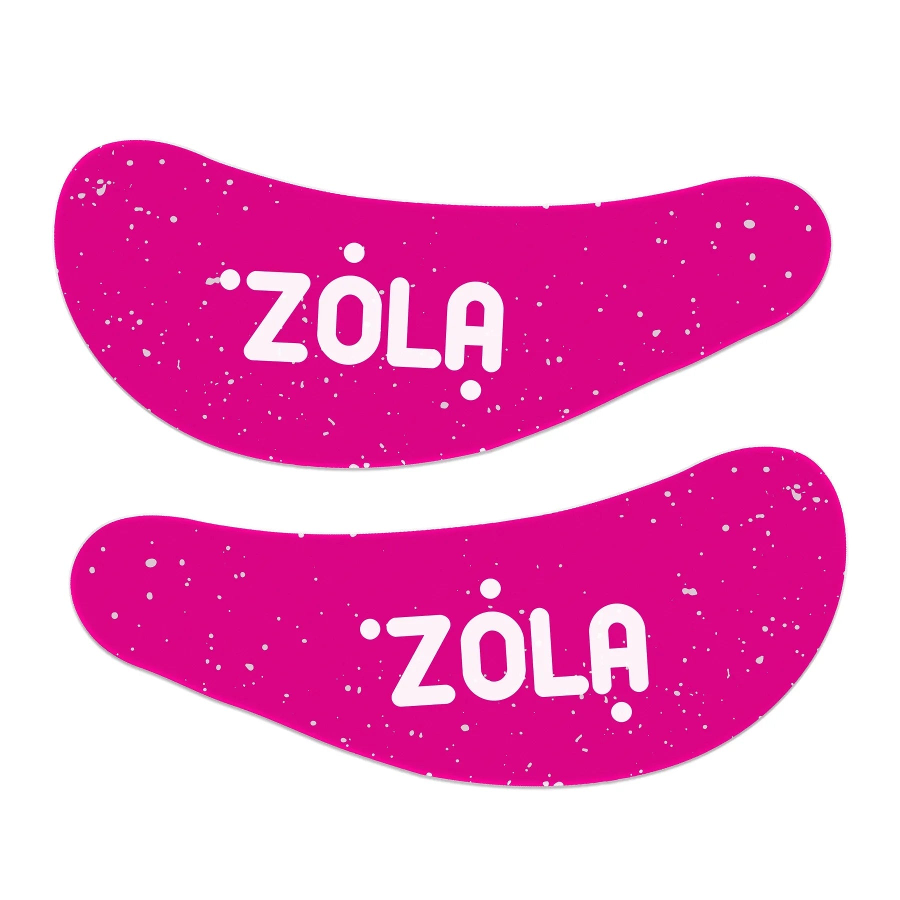 Силиконовые патчи для глаз ZOLA многоразовые гипоаллергенные, малиновые, 1 пара