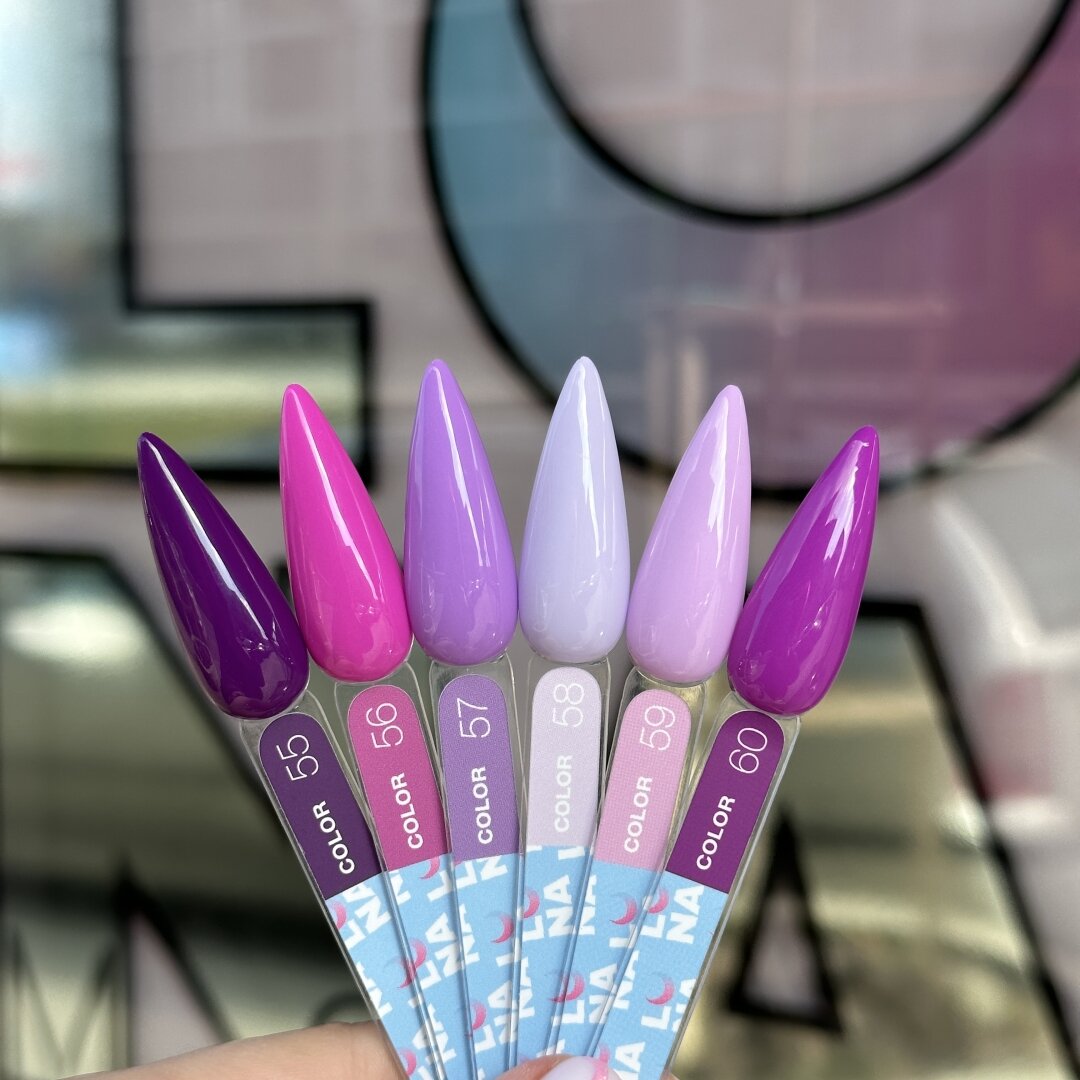 Гель-лак LunaMoon Color No. 58 светло-лавандовый, 13 мл