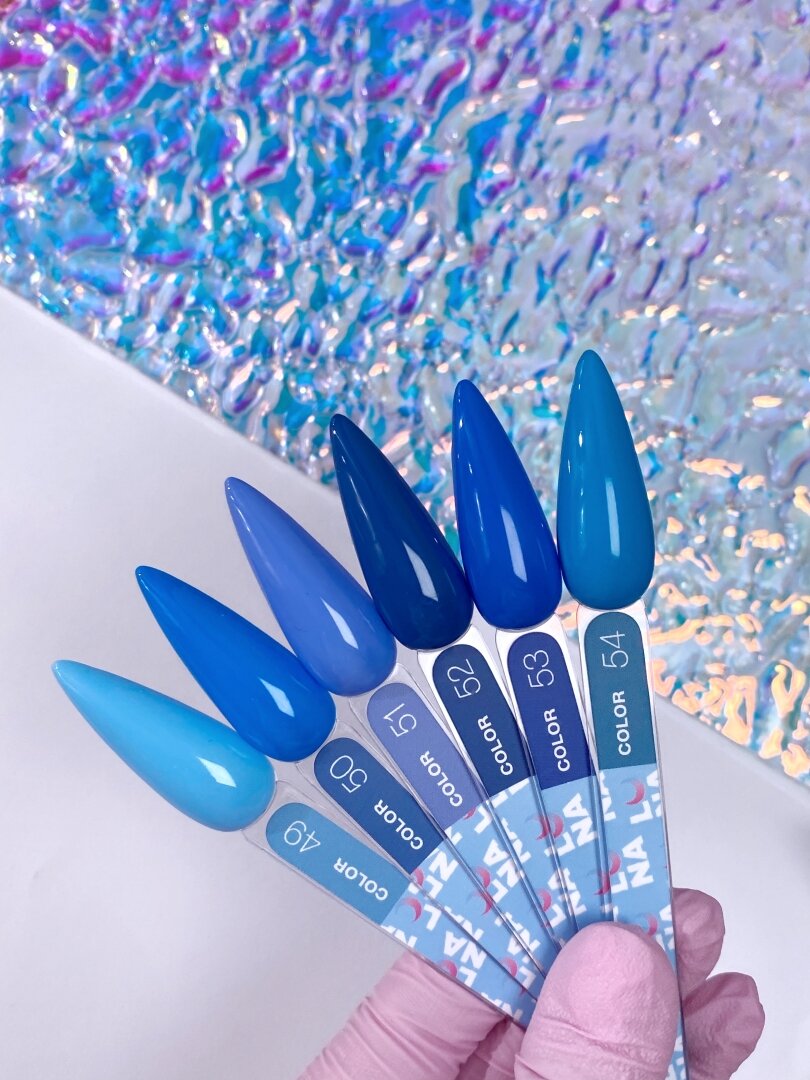 Гель-лак LunaMoon Color No. 50 синий, 13 мл