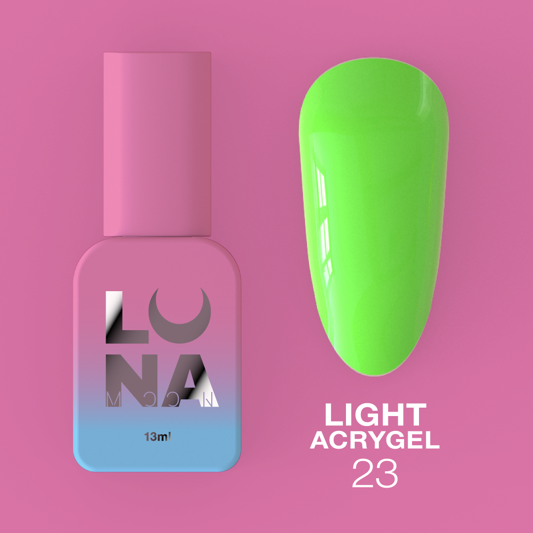 Жидкий гель LunaMoon Light Acrygel No. 23, 13 мл (гель для ногтей)