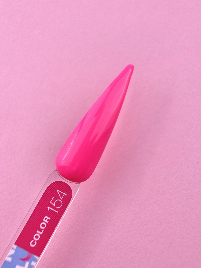 Гель-лак LunaMoon Color No. 154 неоново-ярко-розовый, 13 мл