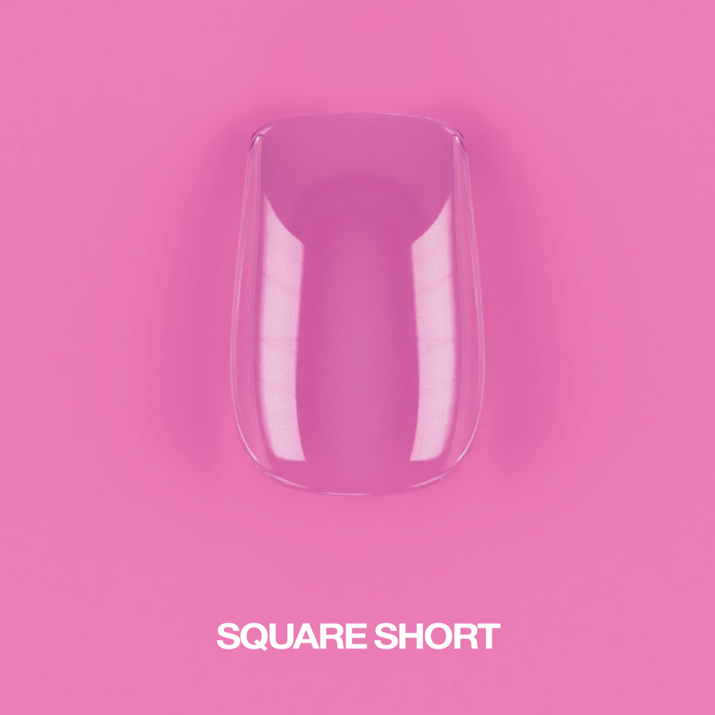 Гелеві квадратні насадки для нарощування LunaMoon Square Short 1.5 см