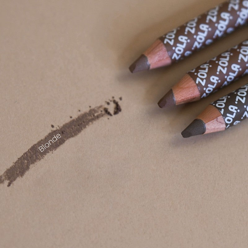 Пудровый карандаш для бровей ZOLA Powder Brow Pencil Blonde для блондинок и светло-русых волос 1,19 г