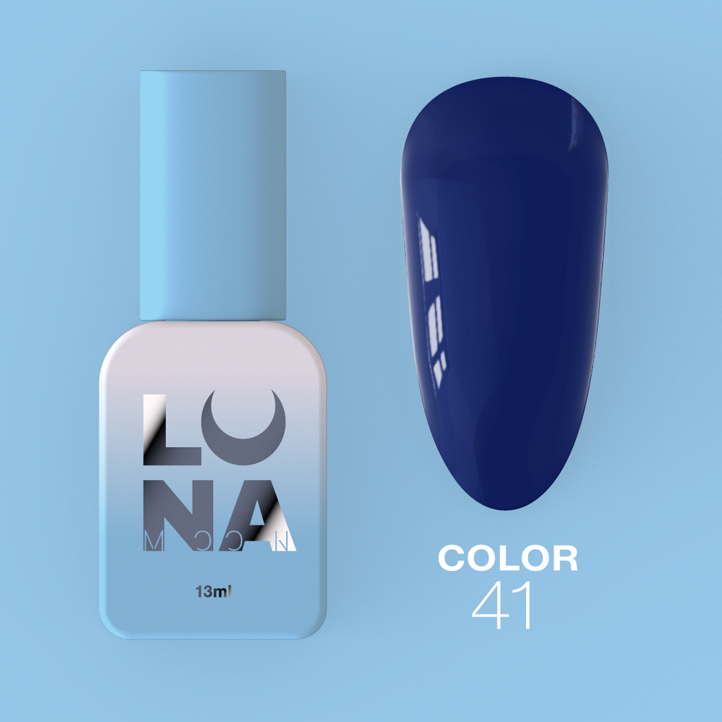 Гель-лак LunaMoon Color №41 холодний темно-синій, 13 мл