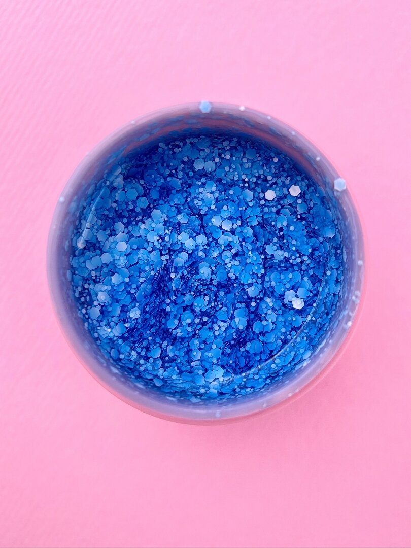 Гель-блестки Lunamoon Bubble Gel No. 3 для дизайна, 5 мл