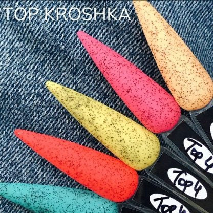 Топ для гель-лака Saga Professional №4 крошка без липкого слоя, 8 мл