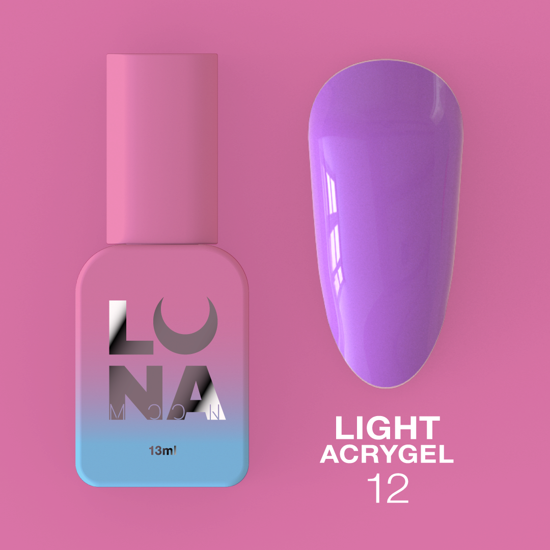 Жидкий гель LunaMoon Light Acrygel № 12, 13 мл