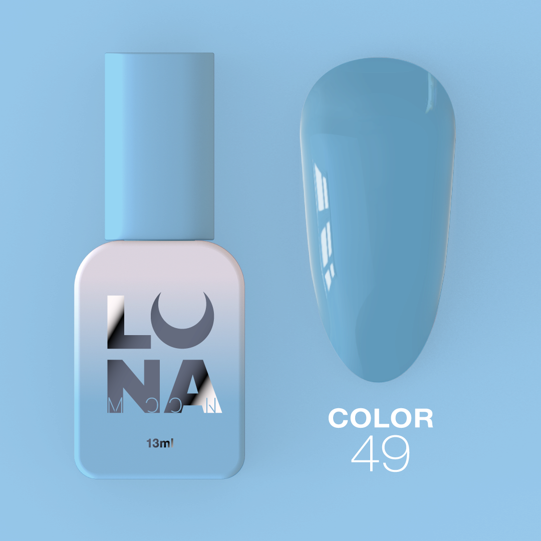 Гель-лак LunaMoon Color No. 49 синий, 13 мл