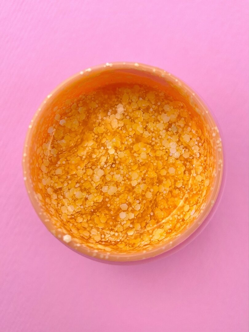 Блискучий гель LunaMoon Bubble Gel № 4 для дизайну, 5 мл