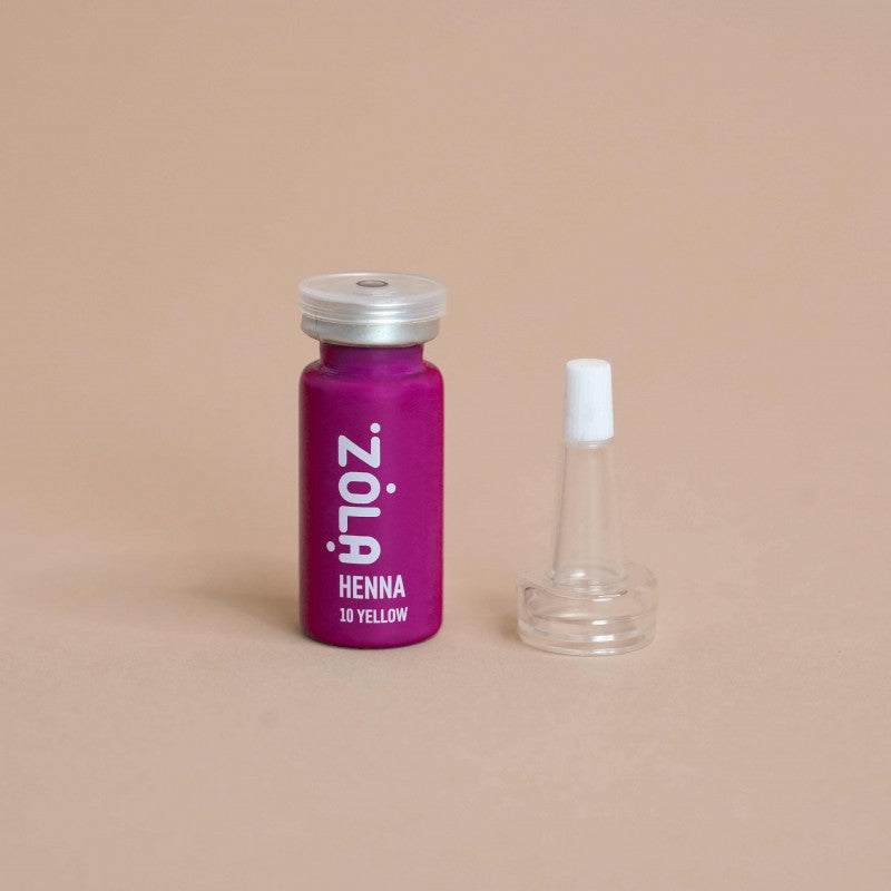 Хна для бровей ZOLA professional corrector 10 Yellow, 10 г