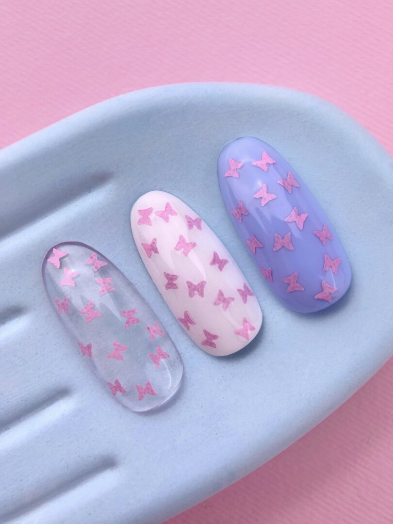 Топ для ногтей Butterfly Pink, 13 мл