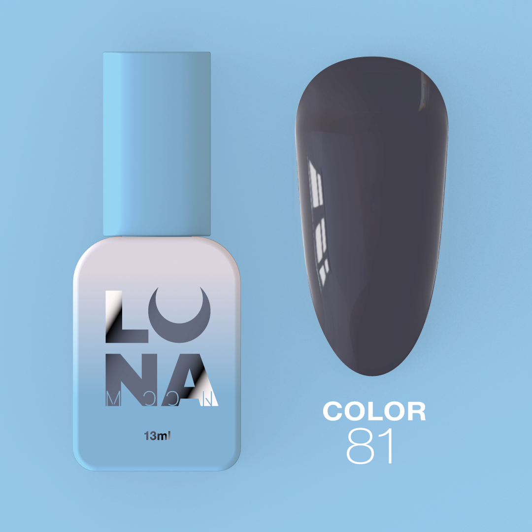 Гель-лак LunaMoon Color No. 81, 13 мл