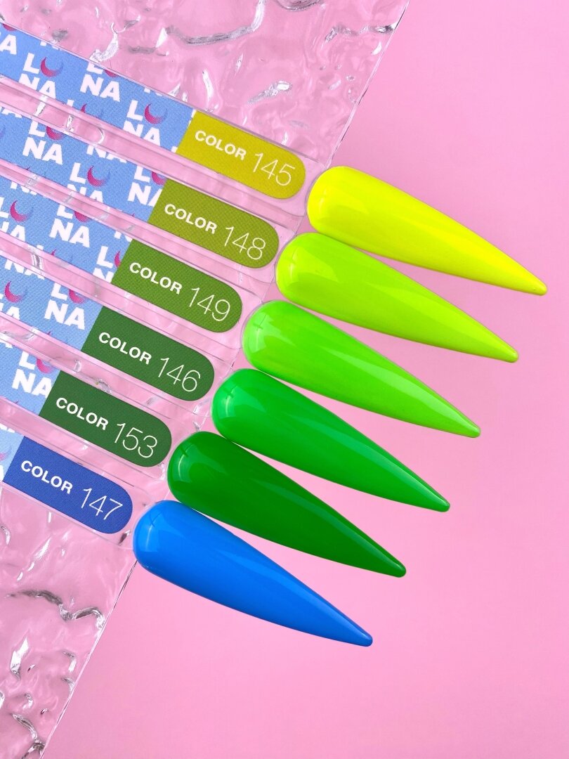 Гель-лак LunaMoon Color No. 147 светло-голубой, 13 мл