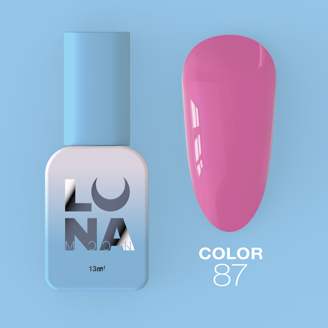 Гель-лак LunaMoon Color No. 87 темно-розовый, 13 мл