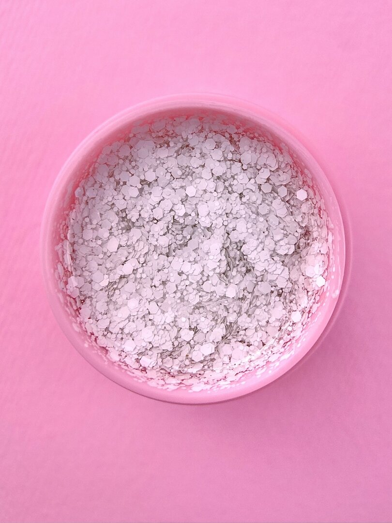 Гель-блестки Lunamoon Bubble Gel No. 1 для дизайна, 5 мл