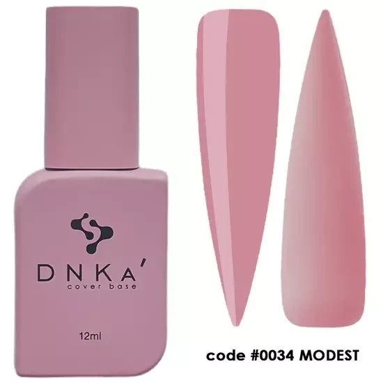 Камуфляжная база DNKa Cover Base #0034 Modest, 12 мл (база для ногтей)