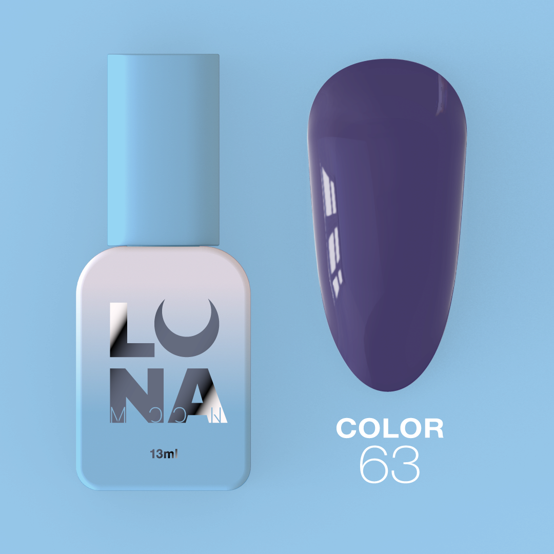 Гель-лак LunaMoon Color No. 63, 13 мл