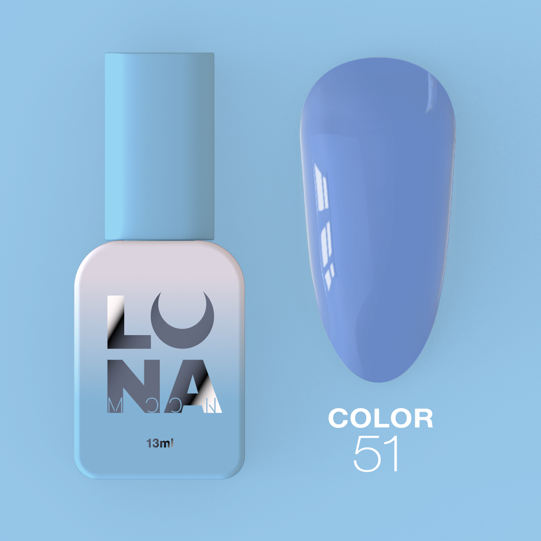 Гель-лак LunaMoon Color No. 51, 13 мл