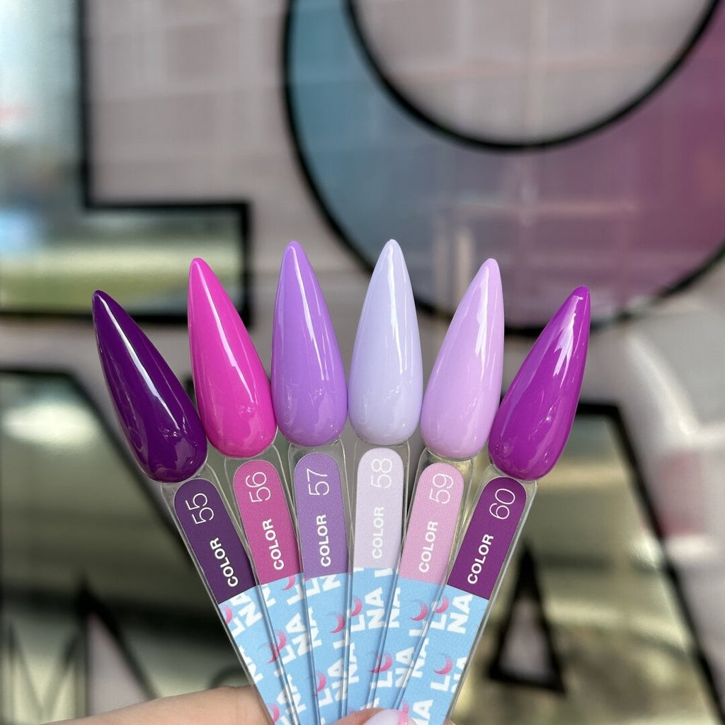 Гель-лак LunaMoon Color No. 60 темно-фиолетовый, 13 мл