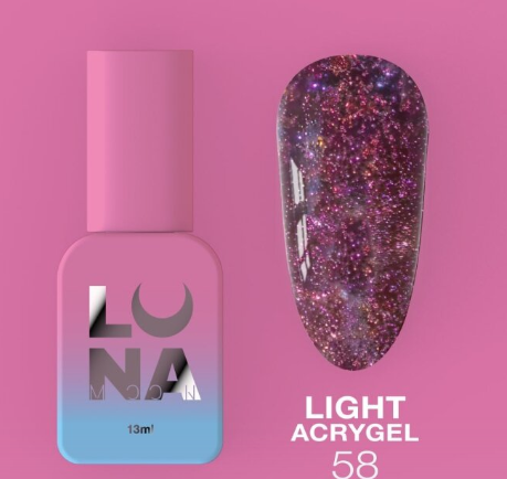 Жидкий гель-лак Light Acrygel No. 58 (гель для ногтей)