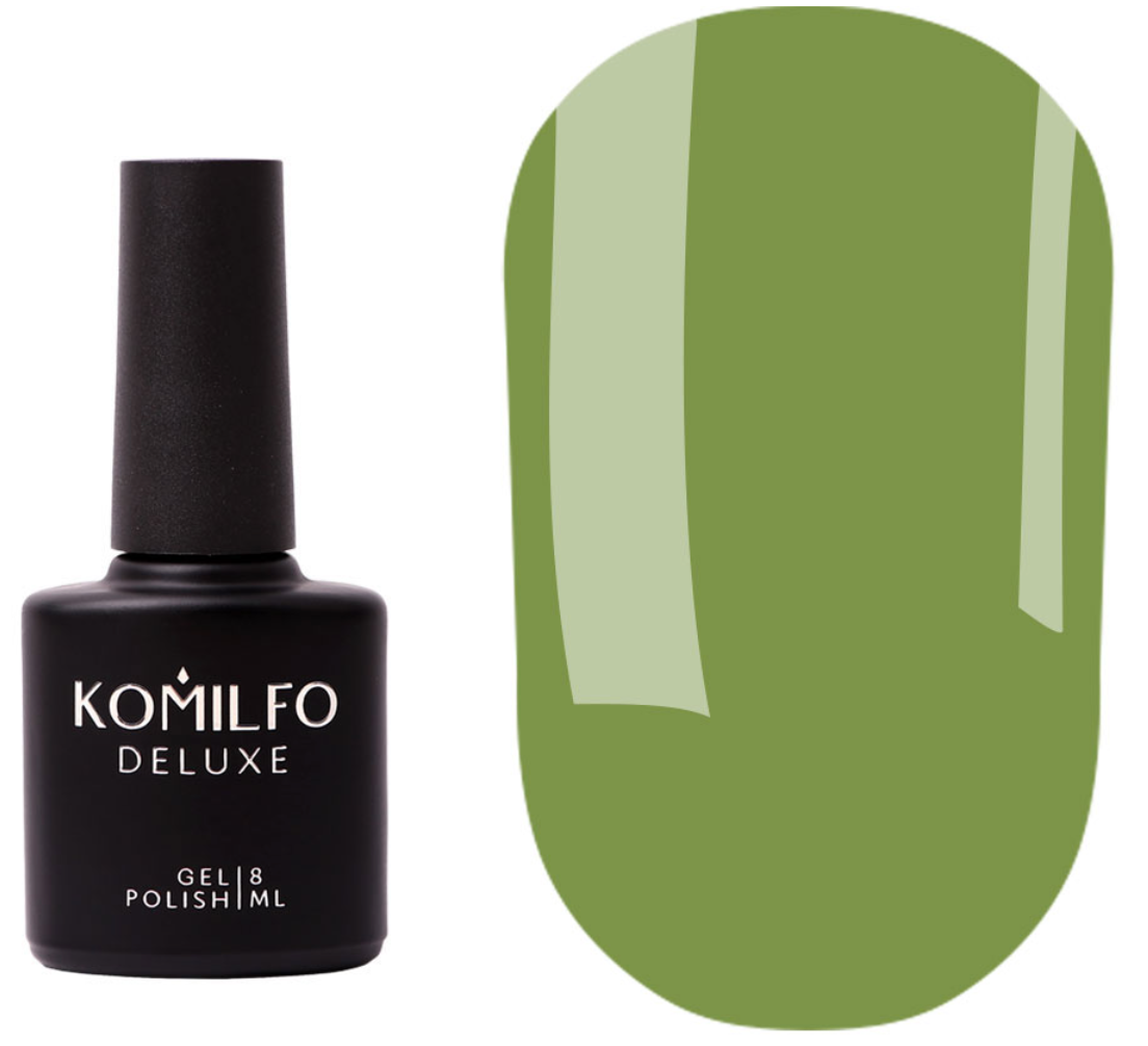KOMILFO COLOR BASE ЗЕЛЕНЫЕ ОЛИВКИ, 8 МЛ (база для ногтей)