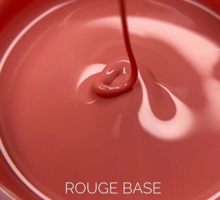 Камуфлирующая база для ногтей LunaMoon Base Rouge в розовом оттенке, 13 мл