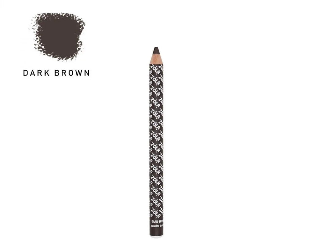ZOLA Powder Brow Pencil Dark Brown for brunettes 1.19 g
