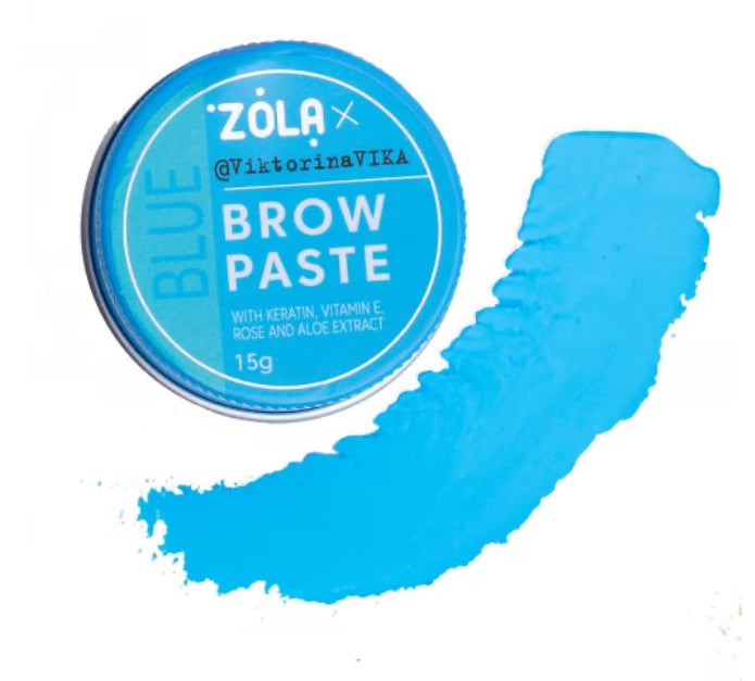 Контурная паста для бровей ZOLA Viktorina Vika / Brow Paste / Синяя, 15 г