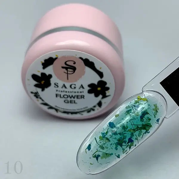 Цветочный гель Saga Professional Flower Gel № 10, 5 мл