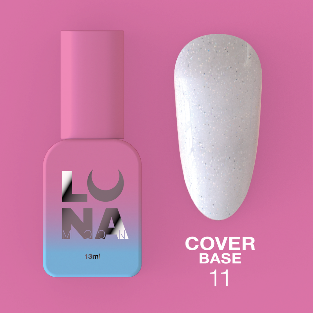 Классическая база LunaMoon Cover Base No. 11, 13 мл (база для ногтей)